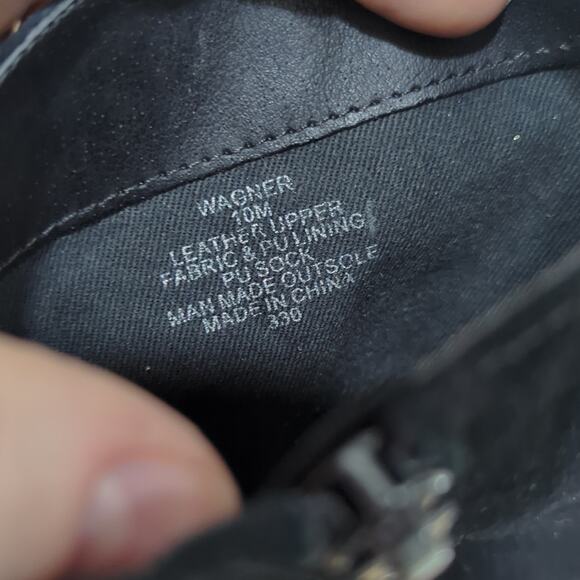 Steve Madden Wagner Heeled Pointed Toe Leather Stiletto Boots Black Wmns Size 10 - Picture 6 of 8